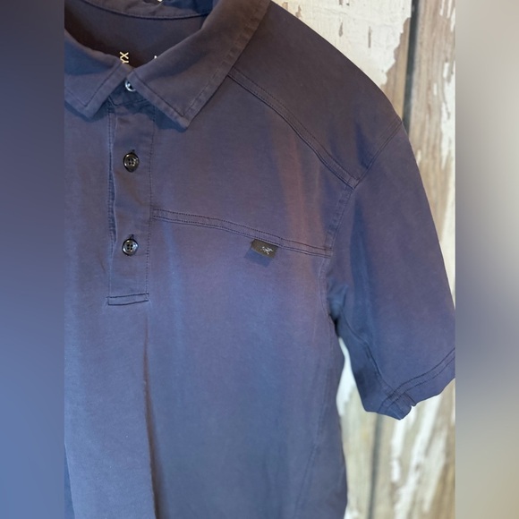 ARC’TERYX Polo Men’s Navy Blue Size Medium - Picture 4 of 8